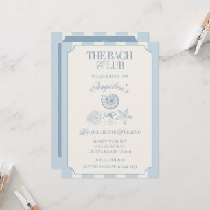 Convites O Itinerário de Solteira do Bach Club e