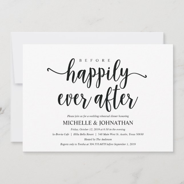 Convites O jantar de ensaio rústico do casamento de Kraft (Frente)