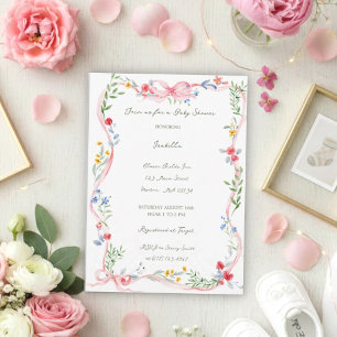 Convites O Jardim da Rose & Ribbon Cottage Heritage