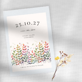 Convites O Jardim Do Outono Com Dragões Salva A Data