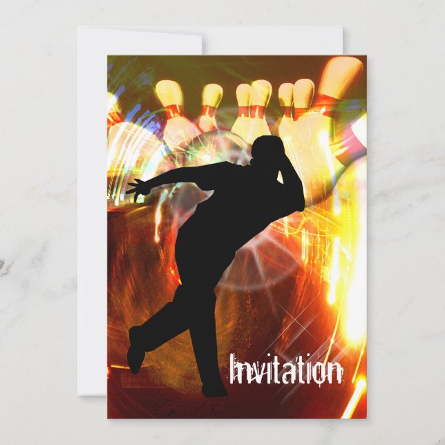 Convites O jogador com uma explosão da greve convida (Frente)