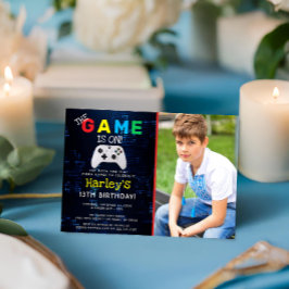 Convites O Jogo Está Aceso! Aniversário do Jogo Fotográfico