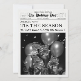 Convites O Jornal Holiday Press É A Temporada