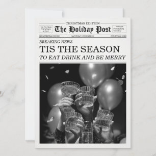 Convites O Jornal Holiday Press É A Temporada