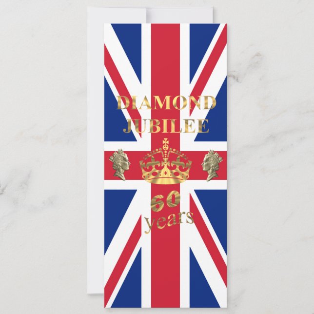 Convites O Jubileu do Diamante Queens (Frente)