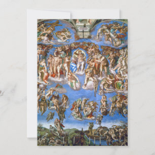 Convites O Juízo Final de Michelangelo