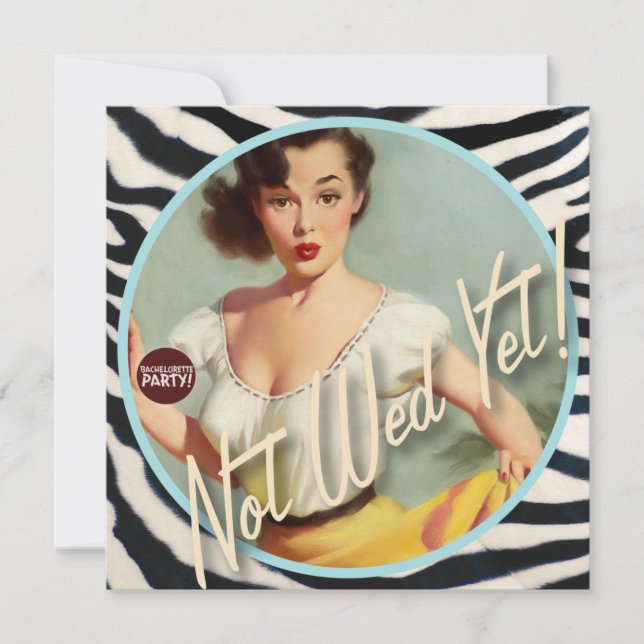 Convites O Kitsch Bitsch : Ainda Não Casados! (Frente)