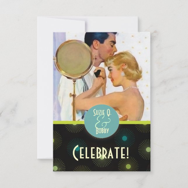 Convites O Kitsch Bitsch: Celebração (Frente)