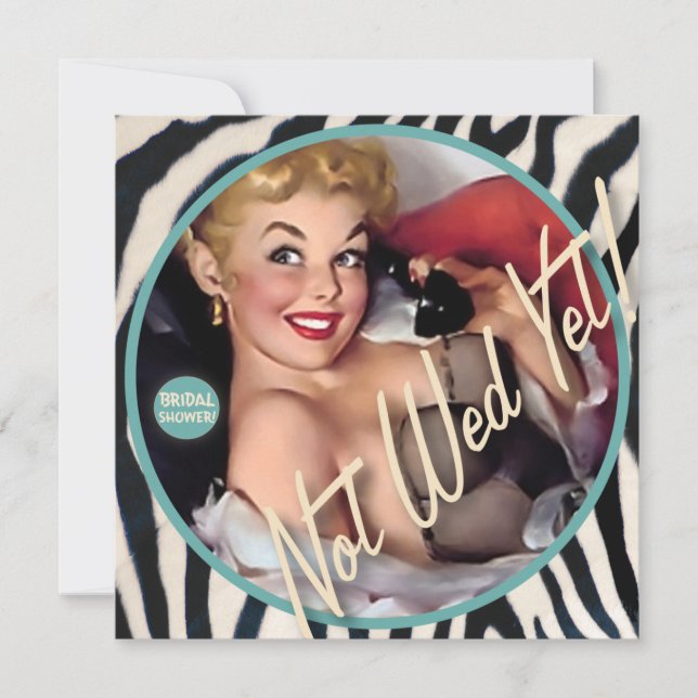 Convites O kitsch Bitsch: Não quarta-feira ainda! (Frente)