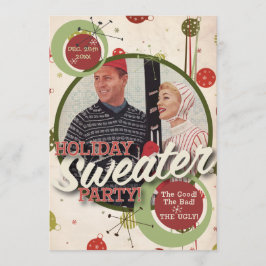 Convites O kitsch Bitsch: Partido da camisola do feriado!