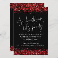 O Lixo Vermelho Elegante Seu Natal Deixa O Partido