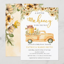 Convites O Mel Pequeno Está A Caminho Do Chá de fraldas De 