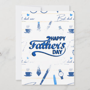 Convites O melhor Pai de sempre, Dia de os pais feliz