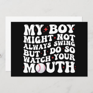 Convites O Meu Rapaz Pode Nem Sempre Balançar, Mas Eu Vejo-