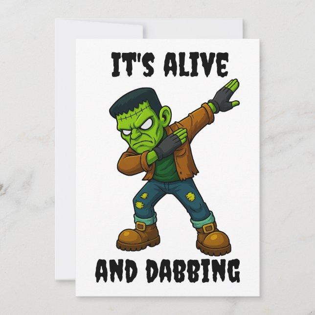 Convites O monstro do título está vivo e é o melhor para o  (Frente)