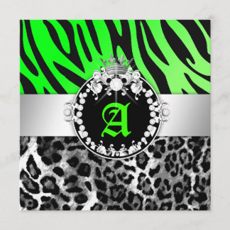Convites o n dos diamantes 311-Zebra-LeoTique beija o doce
