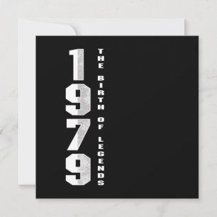 Convites O Nascimento Das Legendas 1979 41 Presente De Aniv