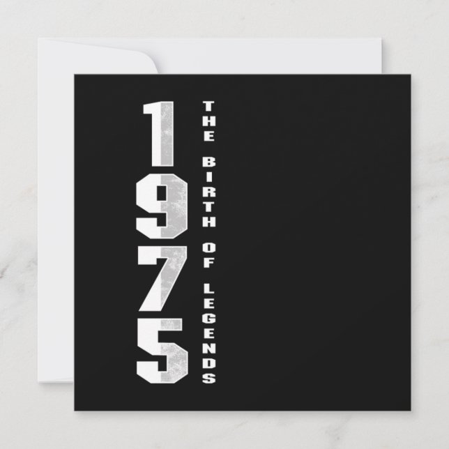 Convites O Nascimento das Lendas 1975 45º Presente de Anive (Frente)