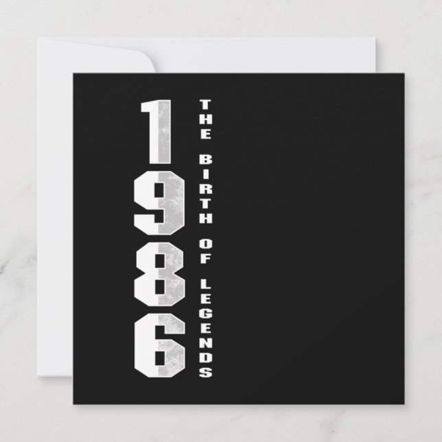 Convites O Nascimento das Lendas 1986 34. º Presente de Ani (Frente)