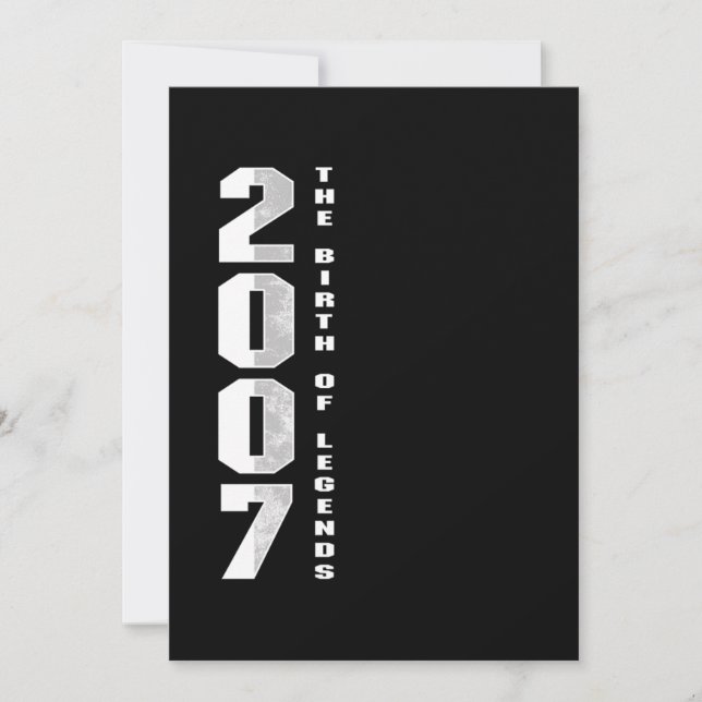 Convites O Nascimento das Lendas 2007 13. º Presente de Ani (Frente)