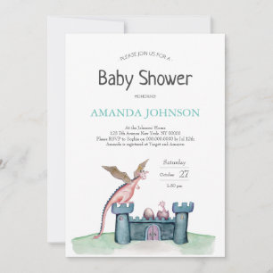 Convites O nascimento de um pequeno dragão