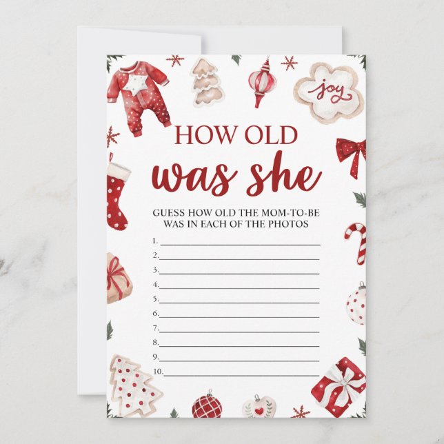 Convites O Natal De Inverno Quantos Anos Ela Teve No Jogo D (Frente)