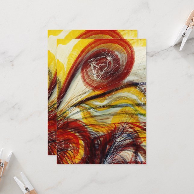 Convites O Olho de Deus por Georgiana Houghton (Frente/Verso In Situ)