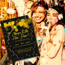 O ouro Bokeh anima a festa de ano novo