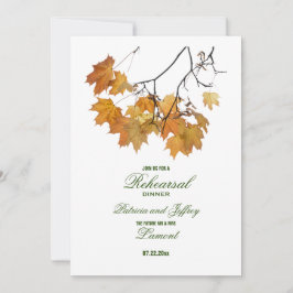 Convites O Outono Artístico Deixa Janto De Ensaio De Casame