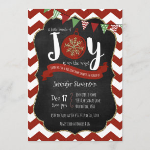 Convites O pacote de alegria está no chá de fraldas