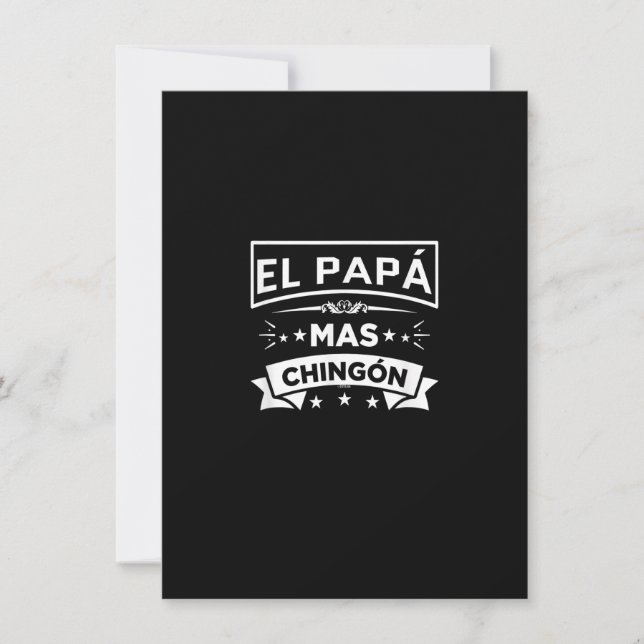 Convites O Papa Mais Legal Camiseta engraçada para pais mex (Frente)