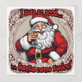 Convites O Papai Noel veio duas vezes!