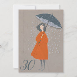 Convites O Papel Velho Orgulhoso Da aniversário de 30 anos