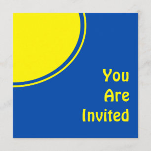 Convites O partido azul brilhante da modificação do amare