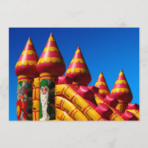 Convites O partido Bouncy do castelo convida