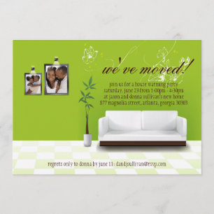 Convites O partido contemporâneo do Housewarming da