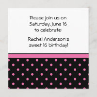 O partido cor-de-rosa branco preto das bolinhas