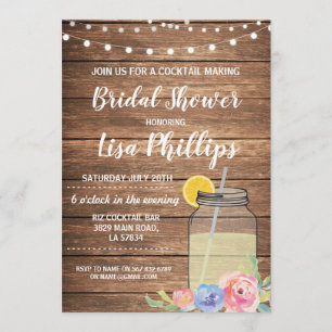 Convites O partido de chá de panela convida o fazer do