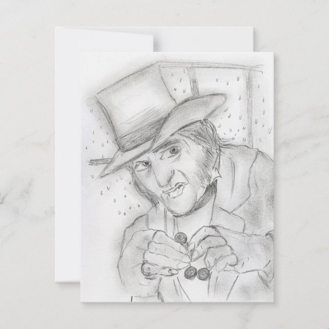 Convites O partido de Ebenezer Scrooge convida (Frente)