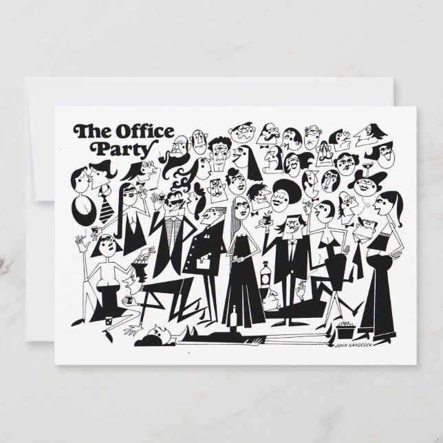 Convites O partido de escritório (Frente)