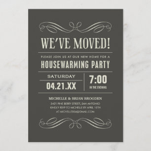 Convites O partido do Housewarming convida