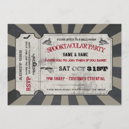 Convites O partido Spooktacular do bilhete do Dia das