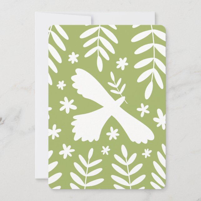 Convites O Pássaro Branco (Frente)