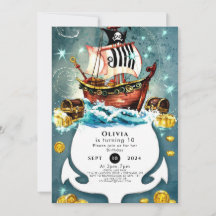 O Pastel Divertido Onda Pirata Ahoy