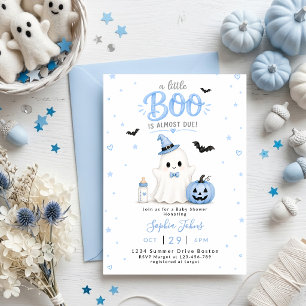 Convites O Pequeno Boo Está Quase Chegando - Chás de Bebê F