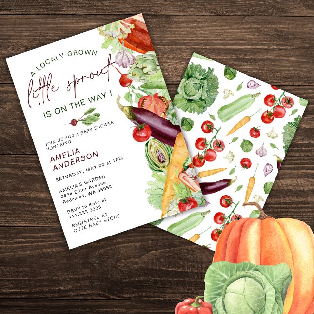 Convites O Pequeno Crespo Está No Caminho Do Chá de fraldas (Criador carregado)