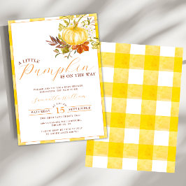 Convites O Pequeno Pumpkin está a caminho da Ação de Graças