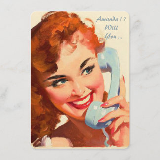 Convites O pinup retro feito sob encomenda seja minhas dama