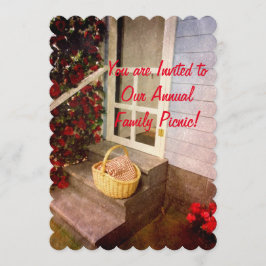 Convites O piquenique convida - seu costume 5" x 7"