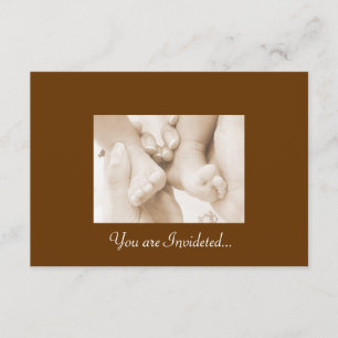 Convites O Pitter Patter de Pés Pequenos